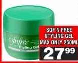 SOF N FREE STYLING GEL MAX ONLY 250ML