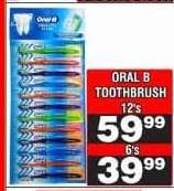 ORAL B TOOTHBRUSH 12's
