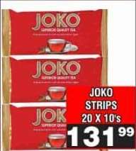JOKO STRIPS 20 X 10's