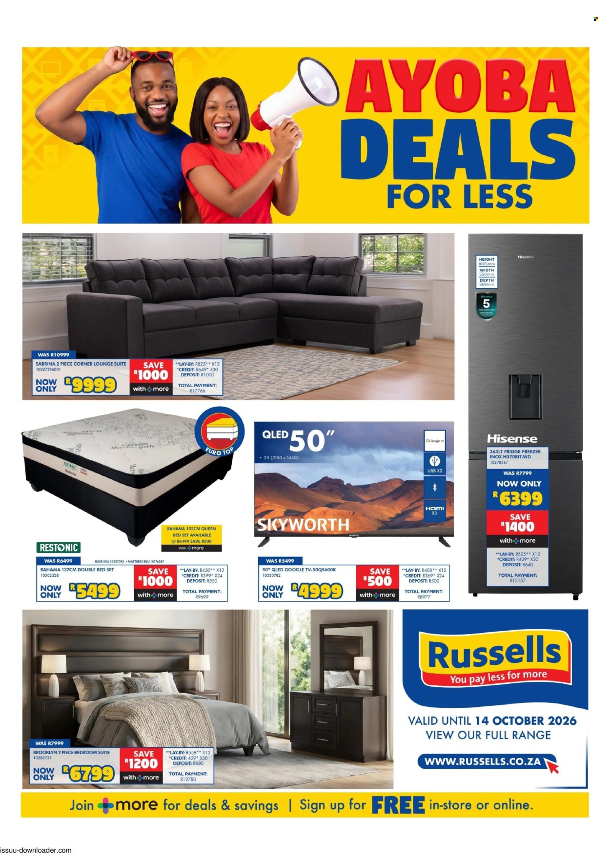 Russells specials - 09.17.2026 - 10.14.2026. Page 1