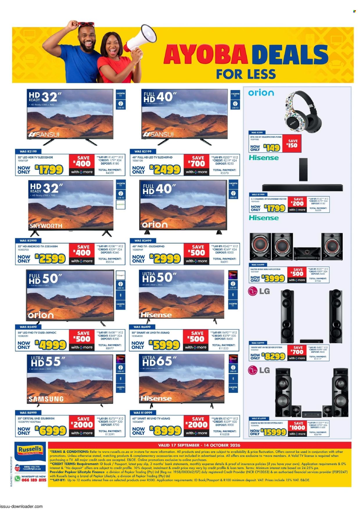 Russells specials - 09.17.2026 - 10.14.2026. Page 16