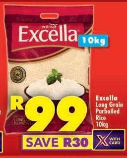 Excella Long Grain Parboiled Rice 10kg