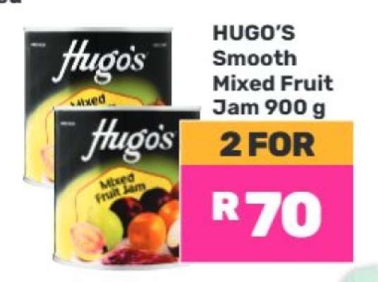 Hugo's Smooth Mixed Fruit Jam 900 g