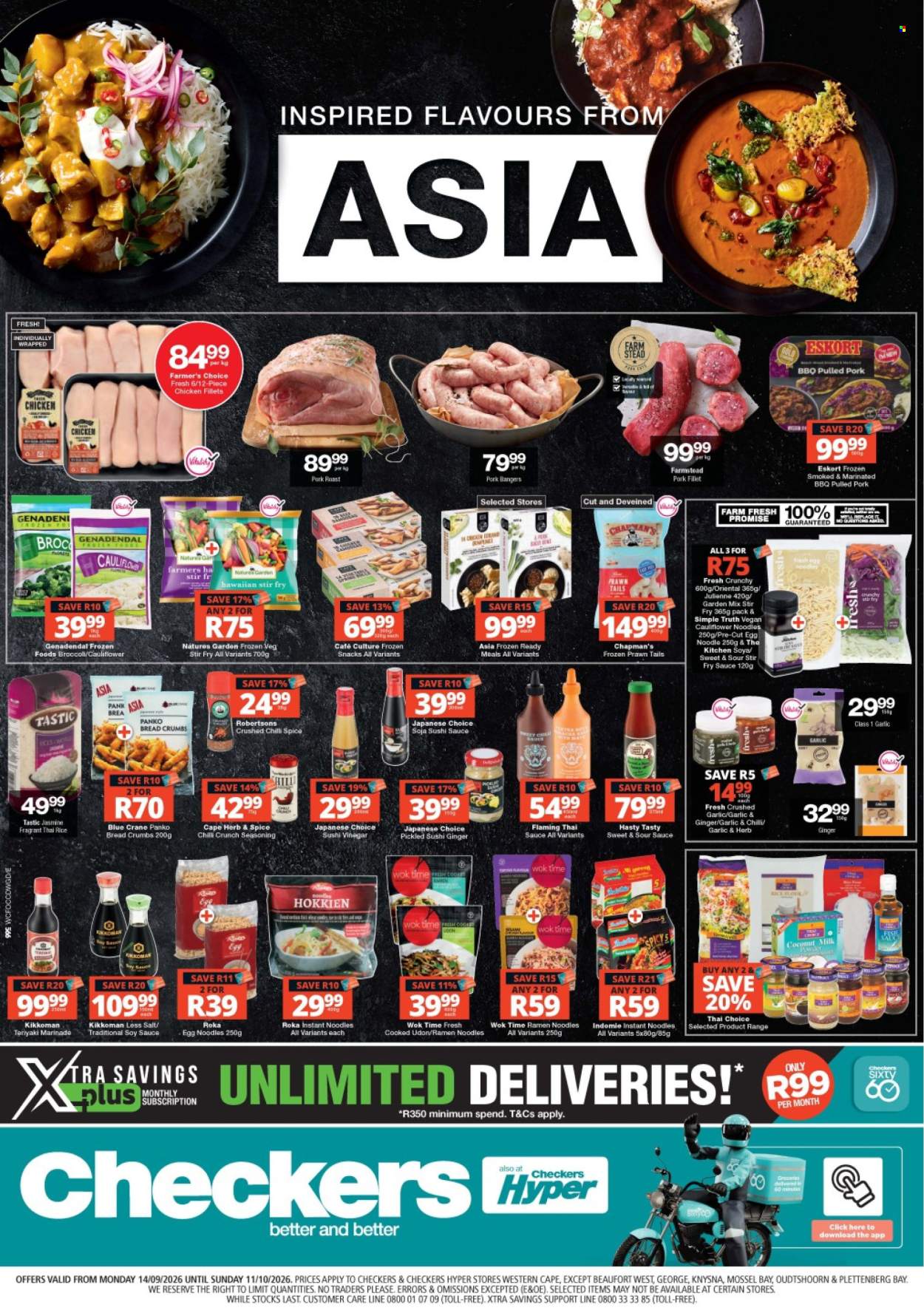 Checkers specials - 09.14.2026 - 10.11.2026. Page 1