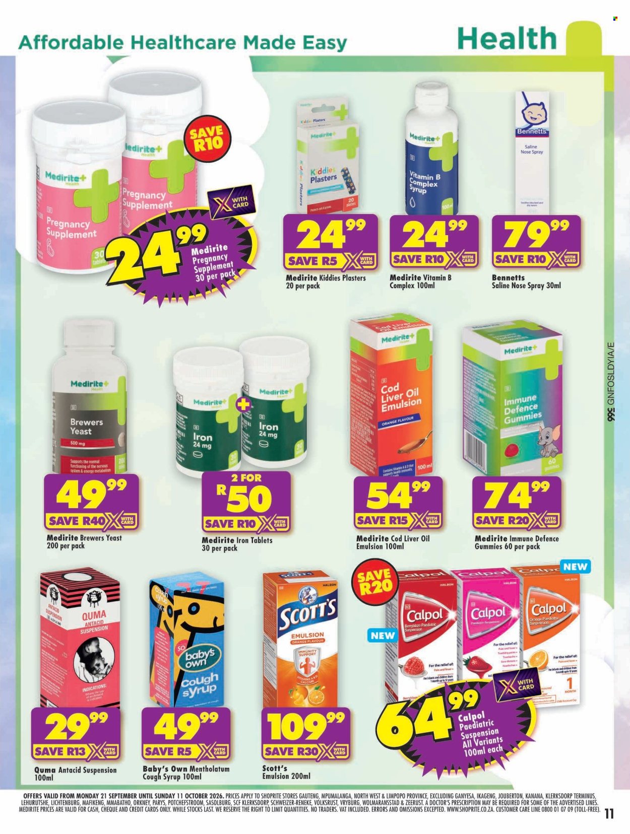 Shoprite specials - 09.21.2026 - 10.11.2026. Page 11