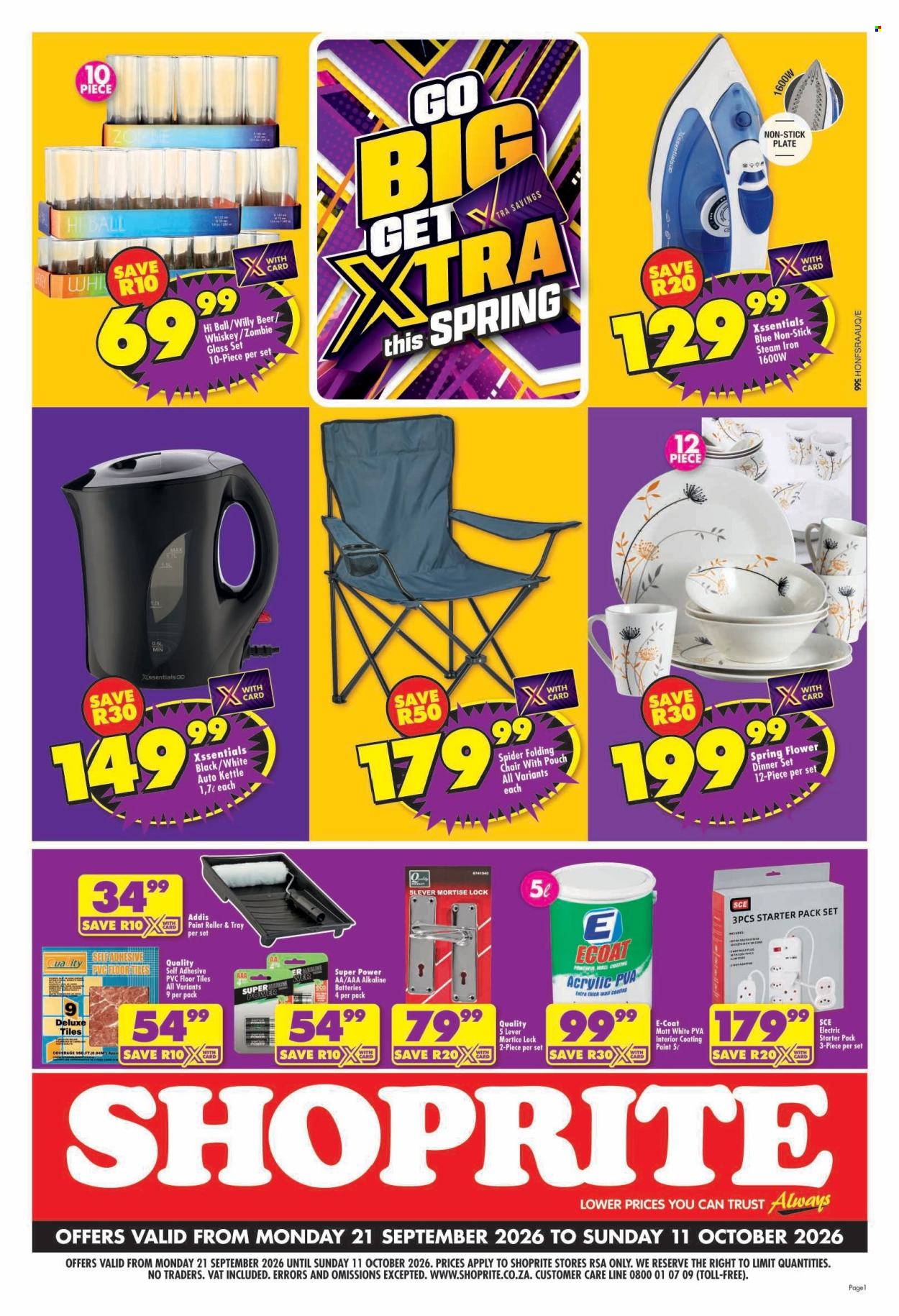 Shoprite specials - 09.21.2026 - 10.11.2026. Page 1