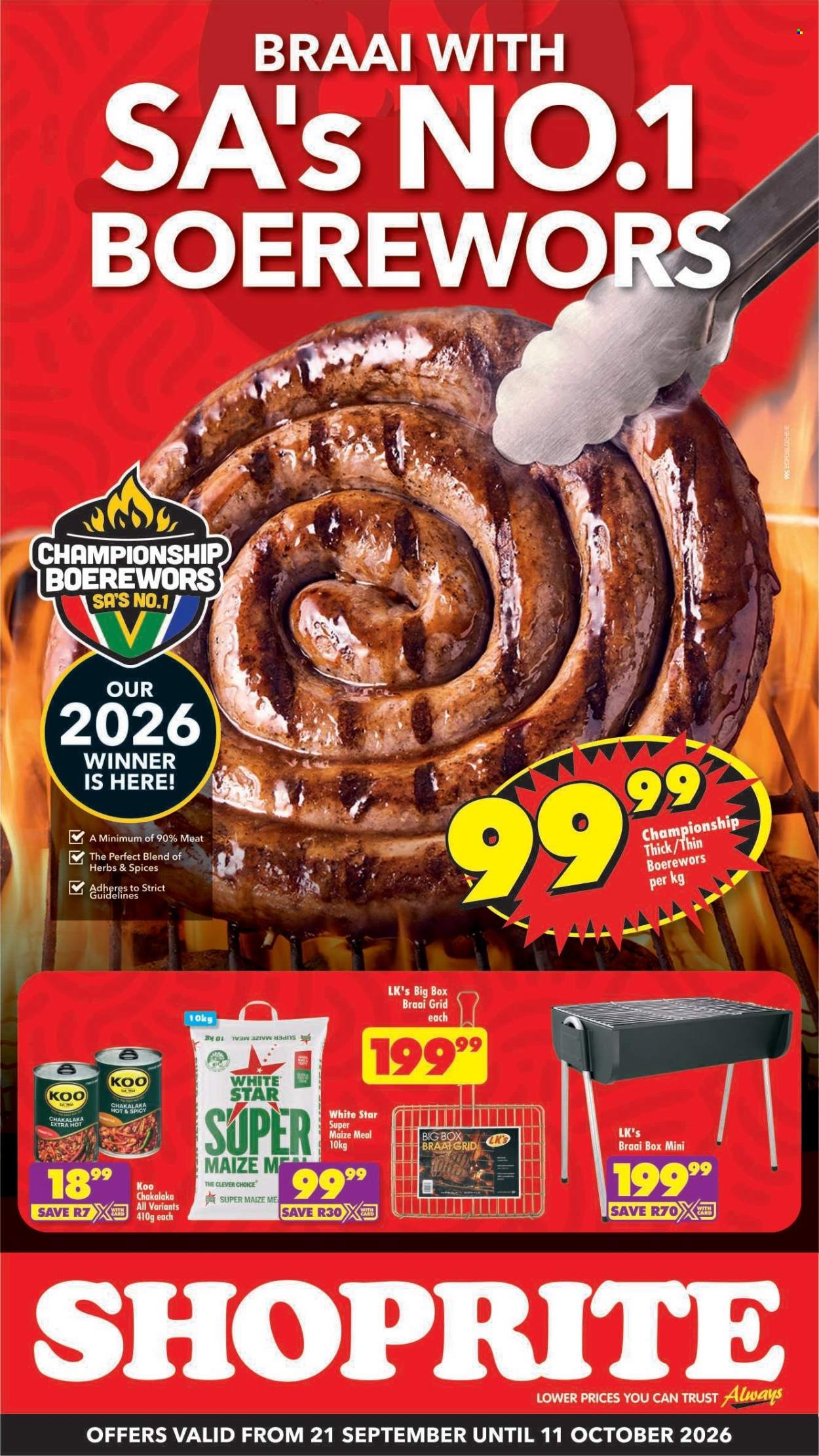 Shoprite specials - 09.21.2026 - 10.11.2026. Page 1
