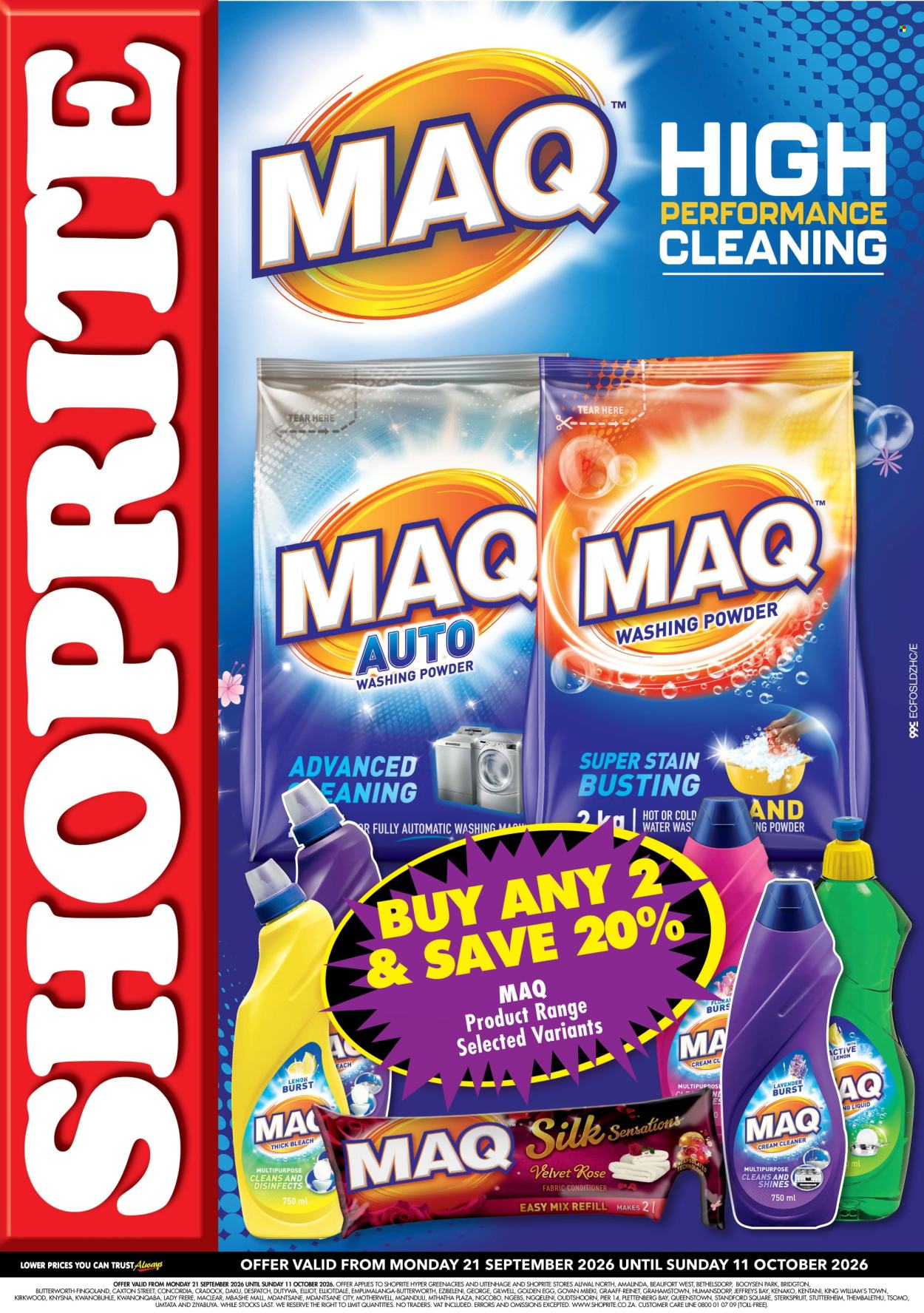 Shoprite specials - 09.21.2026 - 10.11.2026. Page 1