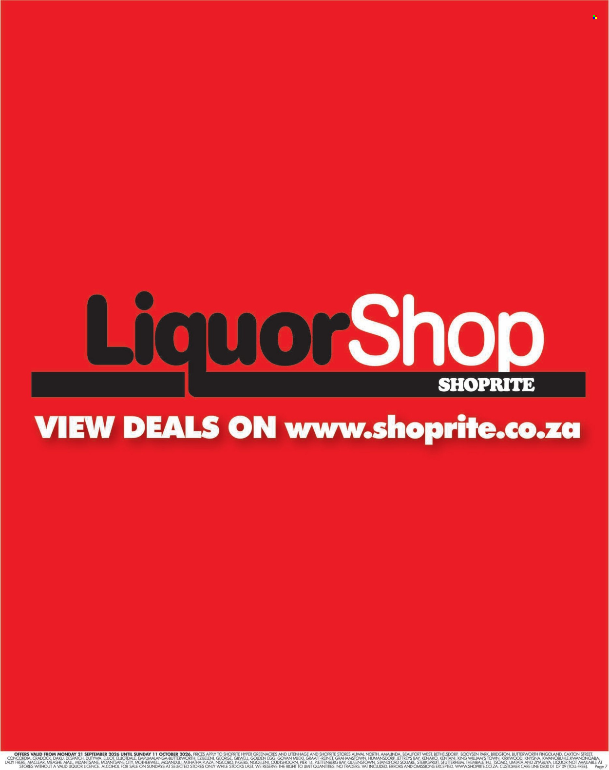 Shoprite specials - 09.21.2026 - 10.11.2026. Page 7