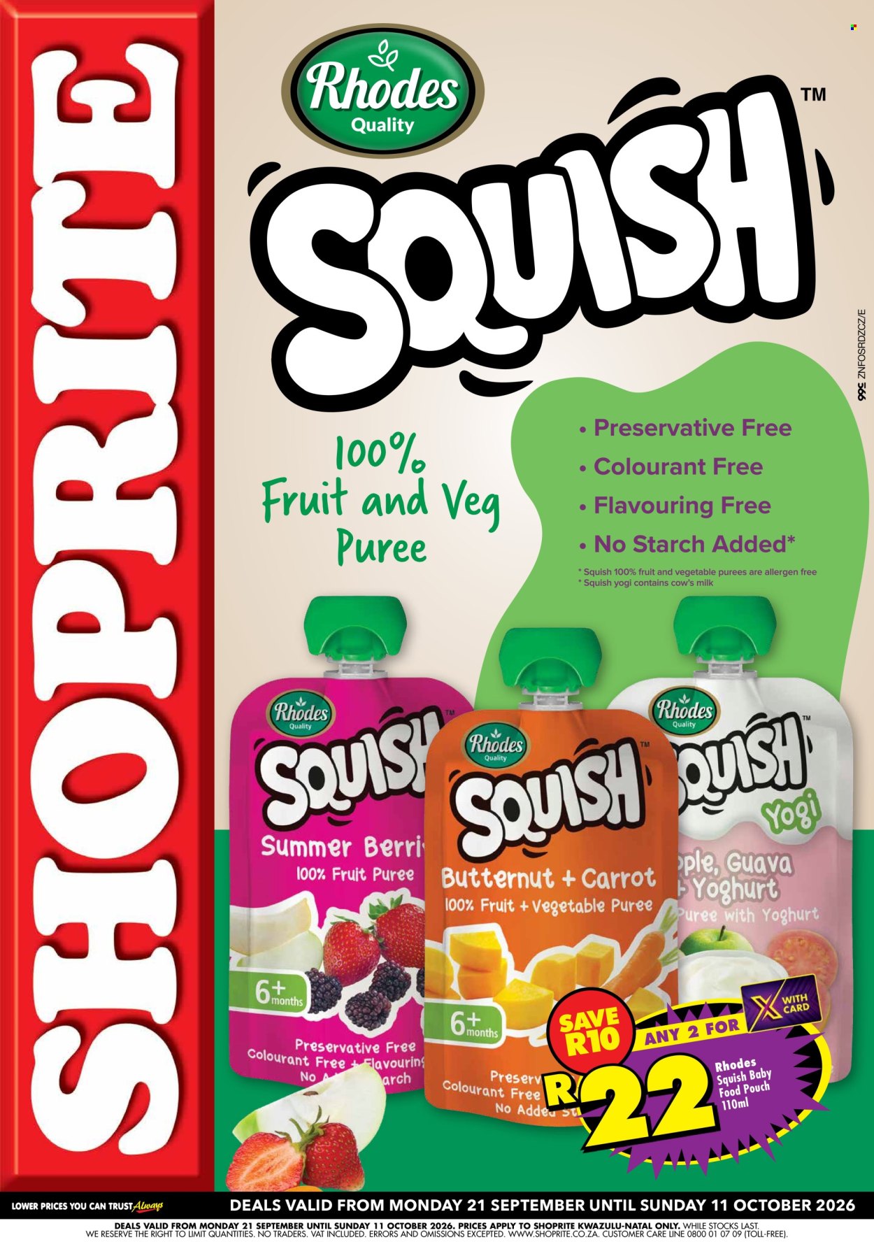 Shoprite specials - 09.21.2026 - 10.11.2026. Page 1