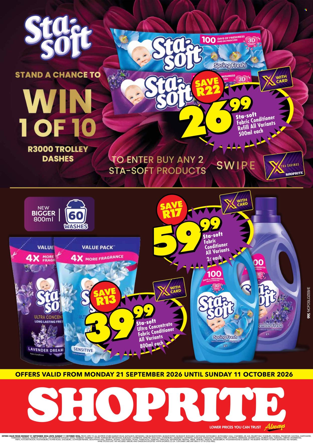 Shoprite specials - 09.21.2026 - 10.11.2026. Page 1