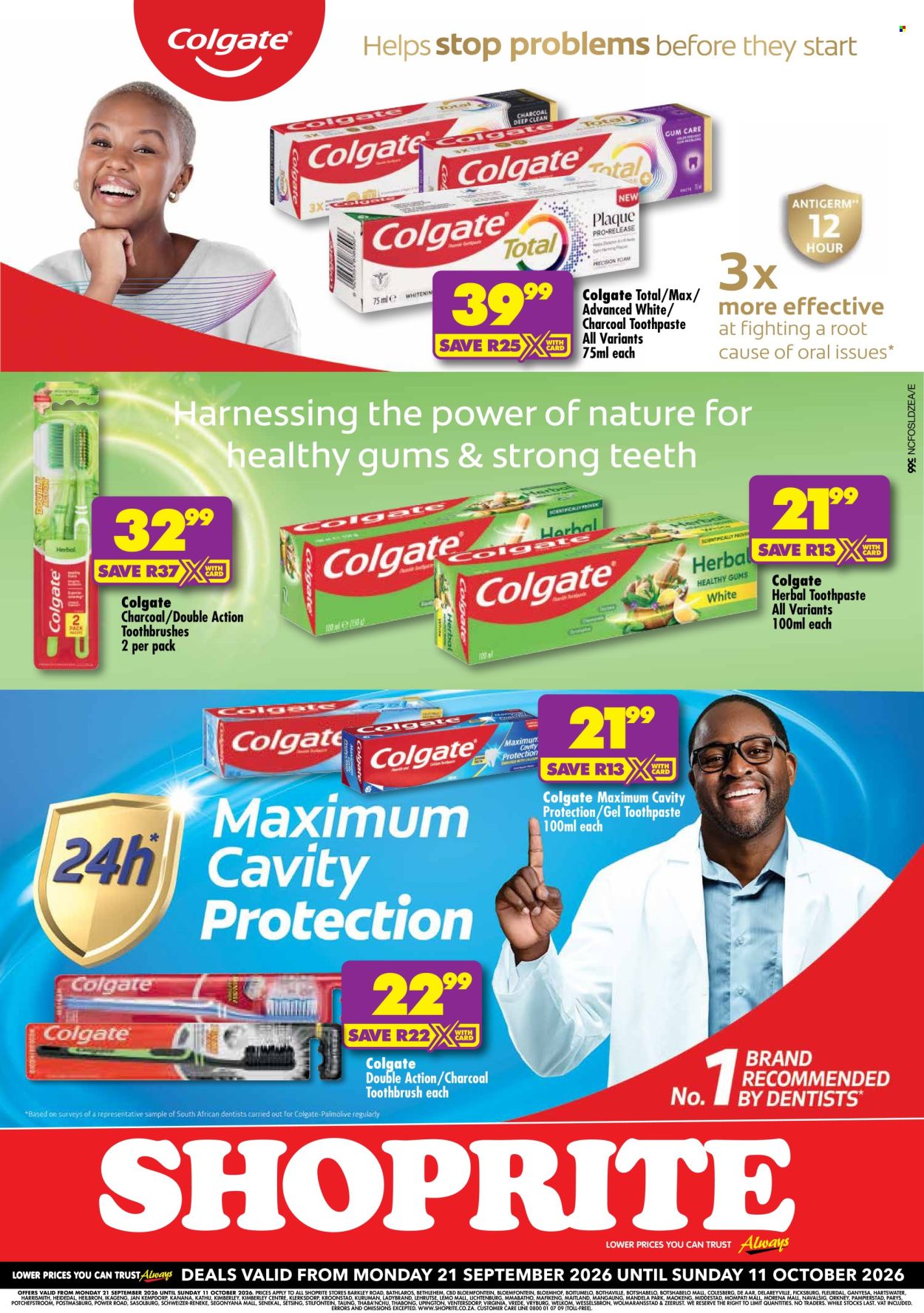 Shoprite specials - 09.21.2026 - 10.11.2026. Page 1