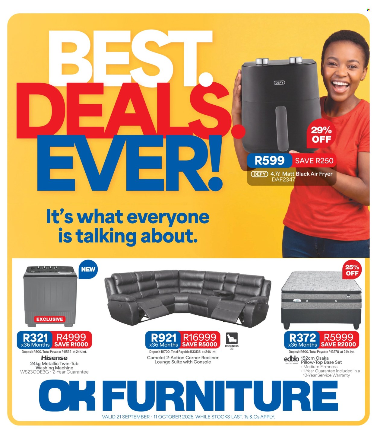 OK Furniture specials - 09.21.2026 - 10.11.2026. Page 1