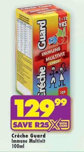 Crèche Guard Immune Multivit 100ml