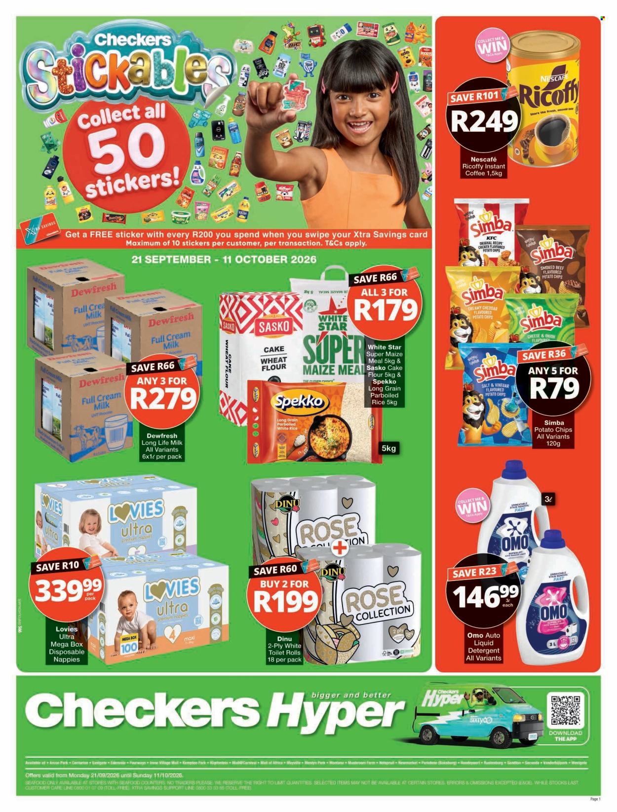 Checkers specials - 09.21.2026 - 10.11.2026. Page 1