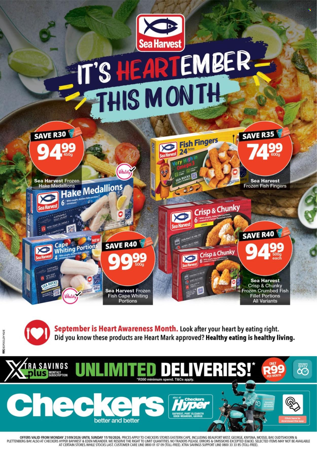 Checkers specials - 09.21.2026 - 10.11.2026. Page 1