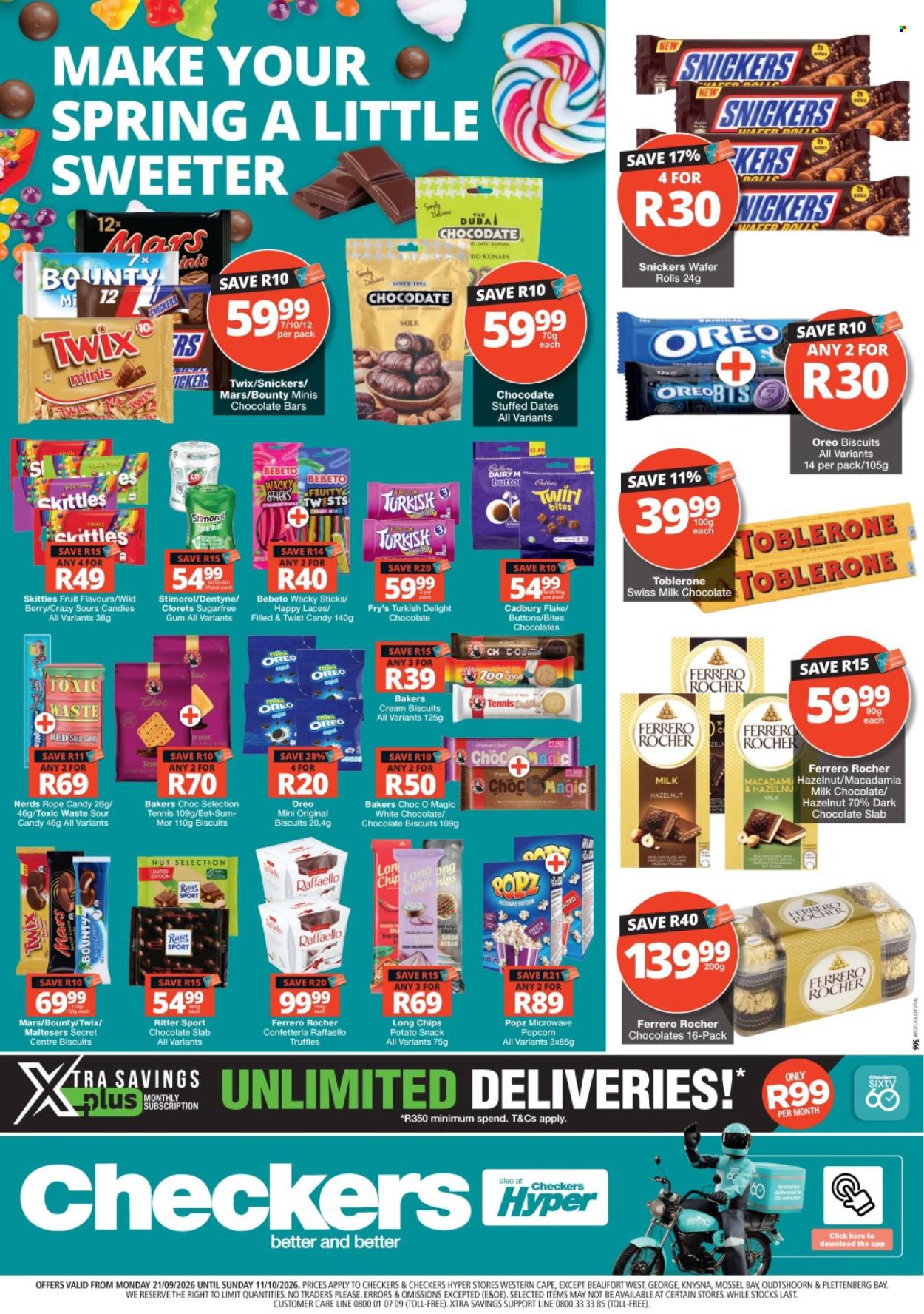 Checkers specials - 09.21.2026 - 10.11.2026. Page 1