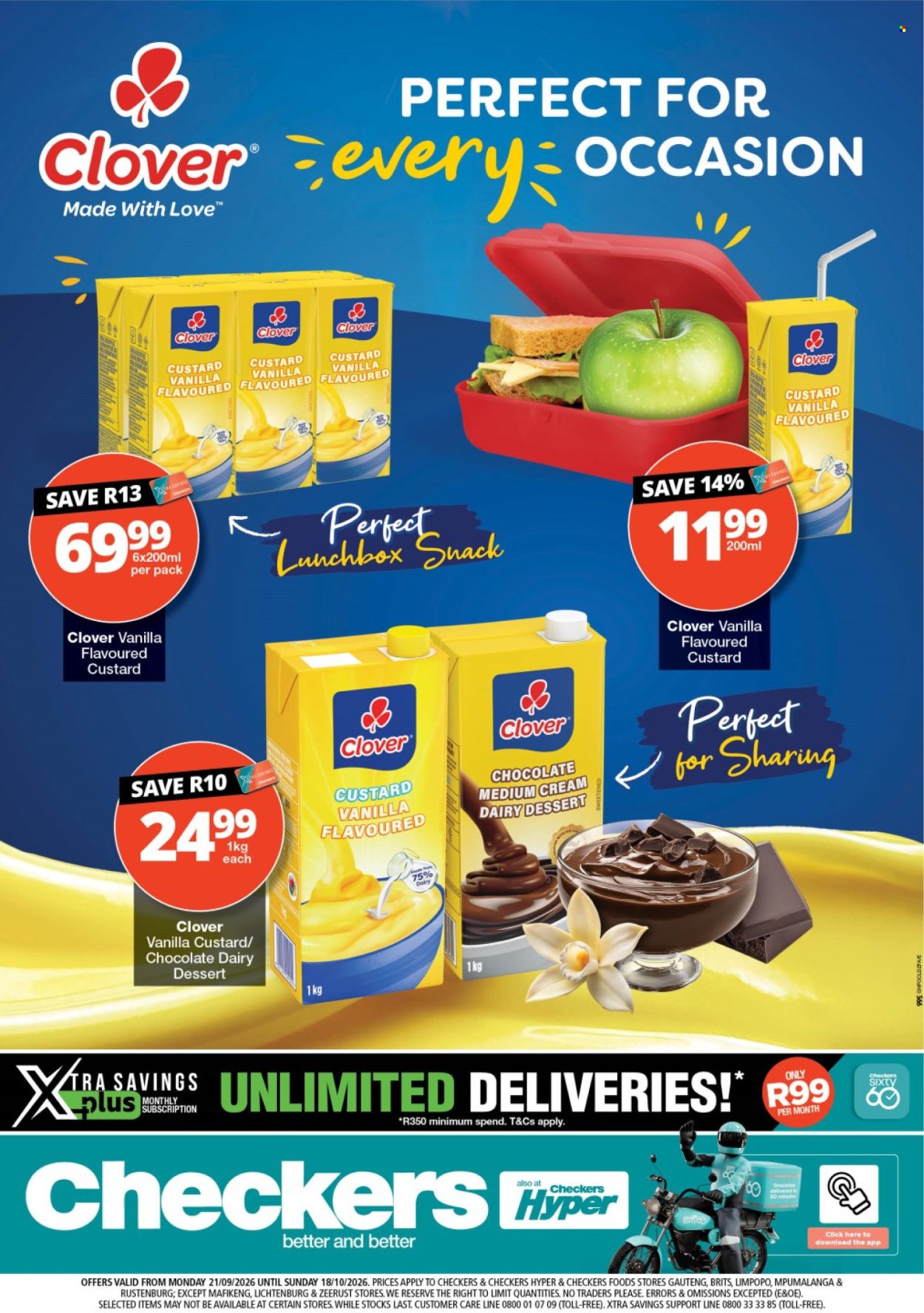 Checkers specials - 09.21.2026 - 10.18.2026. Page 1