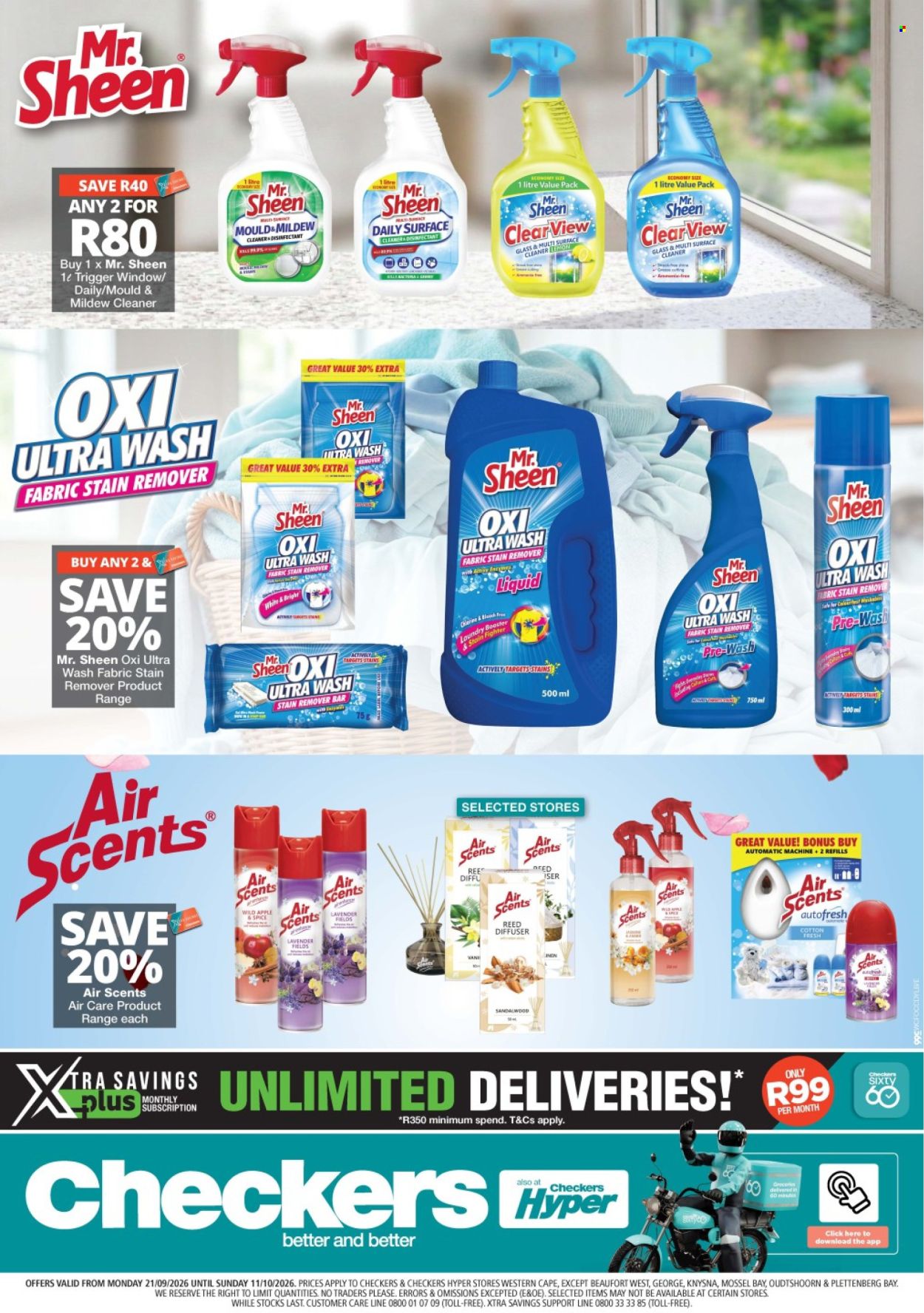 Checkers specials - 09.21.2026 - 10.11.2026. Page 1