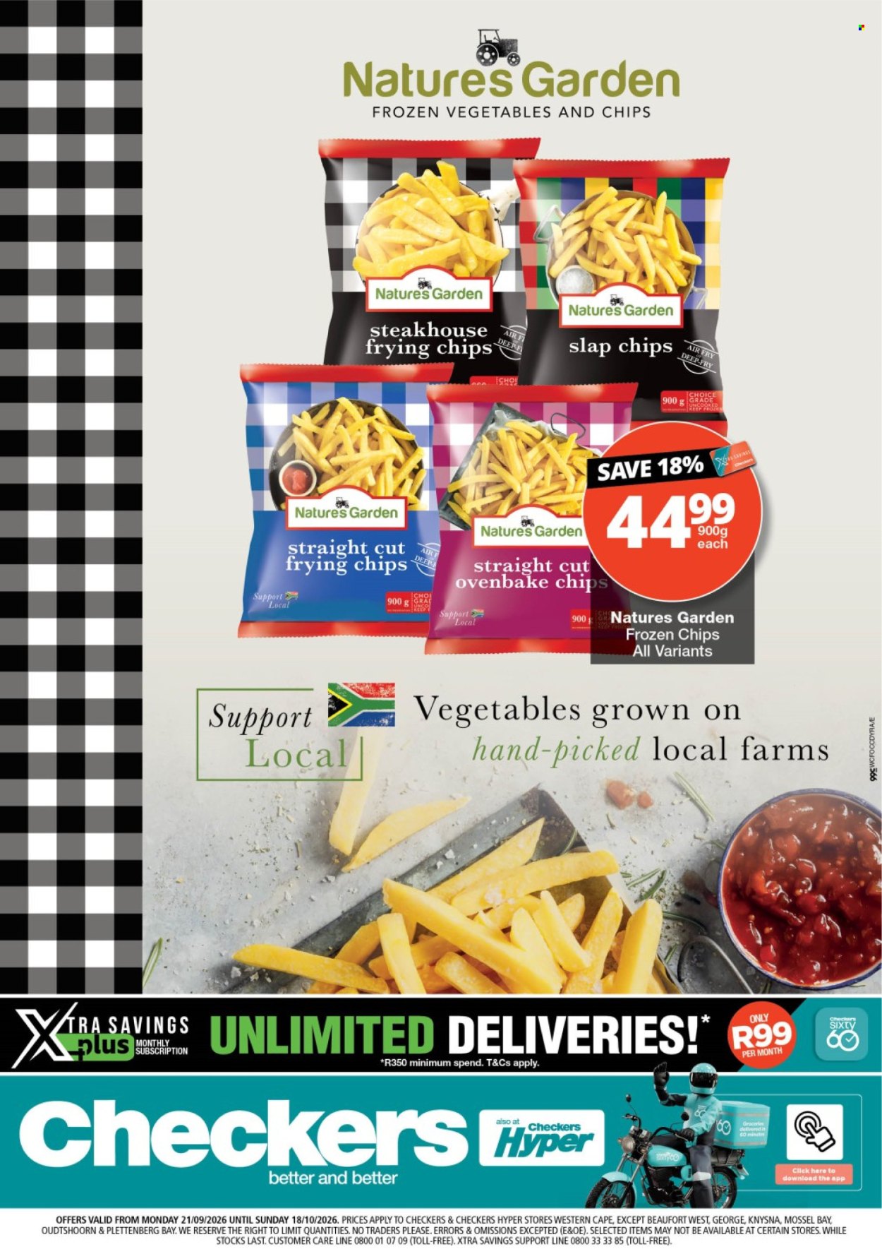 Checkers specials - 09.21.2026 - 10.18.2026. Page 1