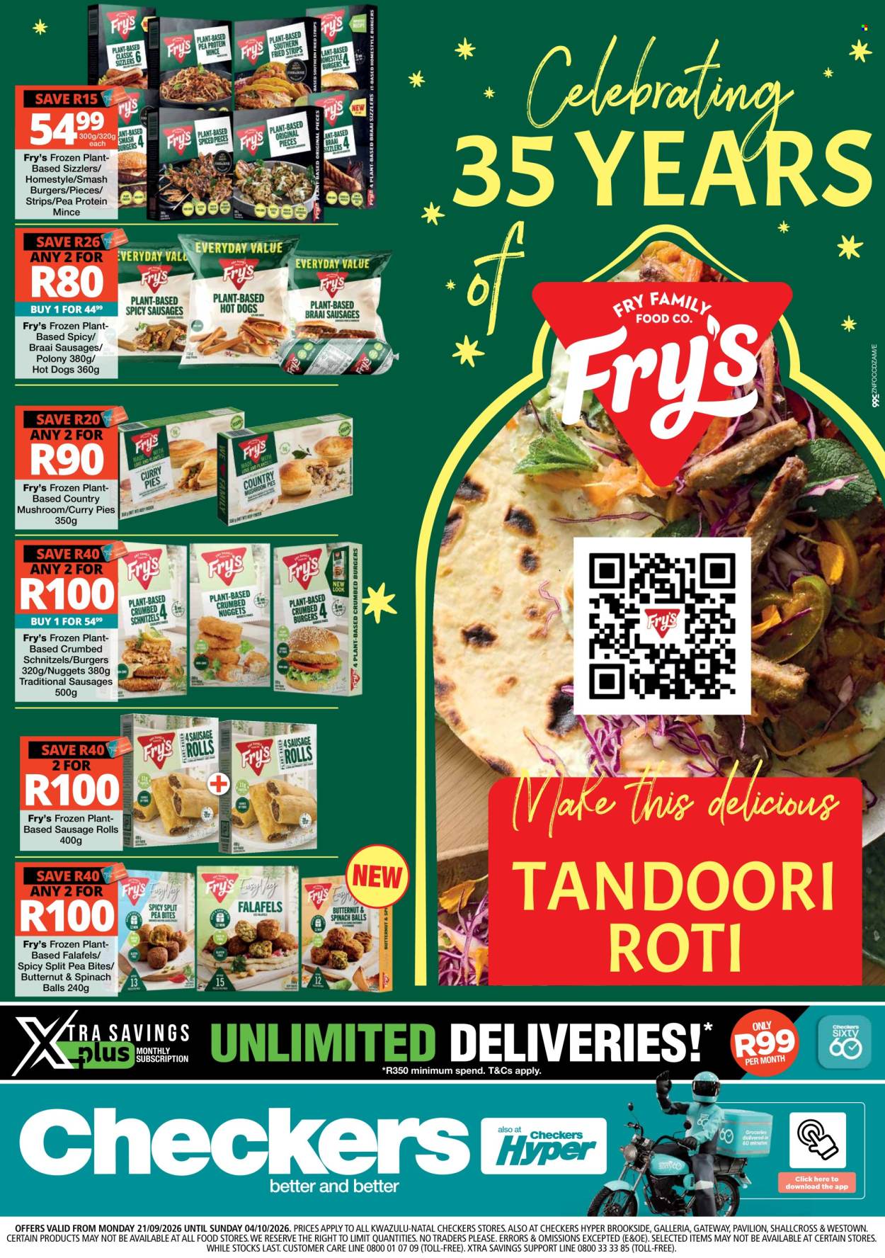 Checkers specials - 09.21.2026 - 10.04.2026. Page 1