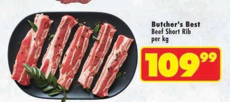 Butcher's Best Beef Short Rib