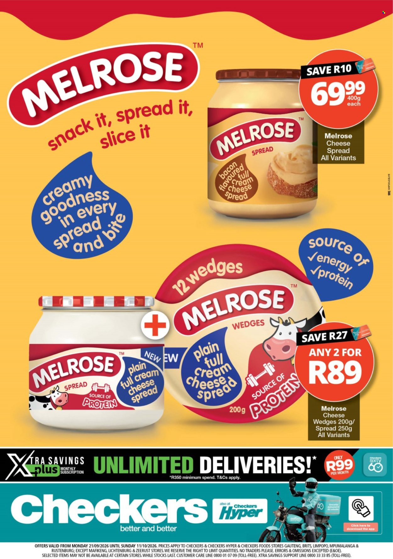 Checkers specials - 09.21.2026 - 10.11.2026. Page 1