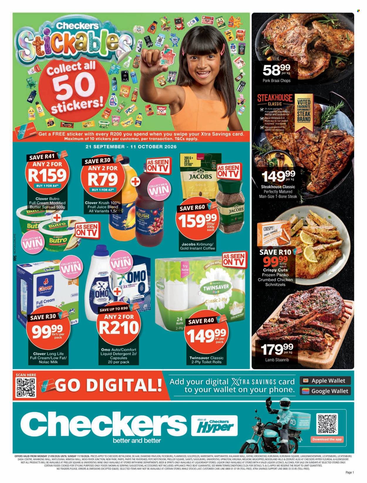 Checkers specials - 09.21.2026 - 10.11.2026. Page 1