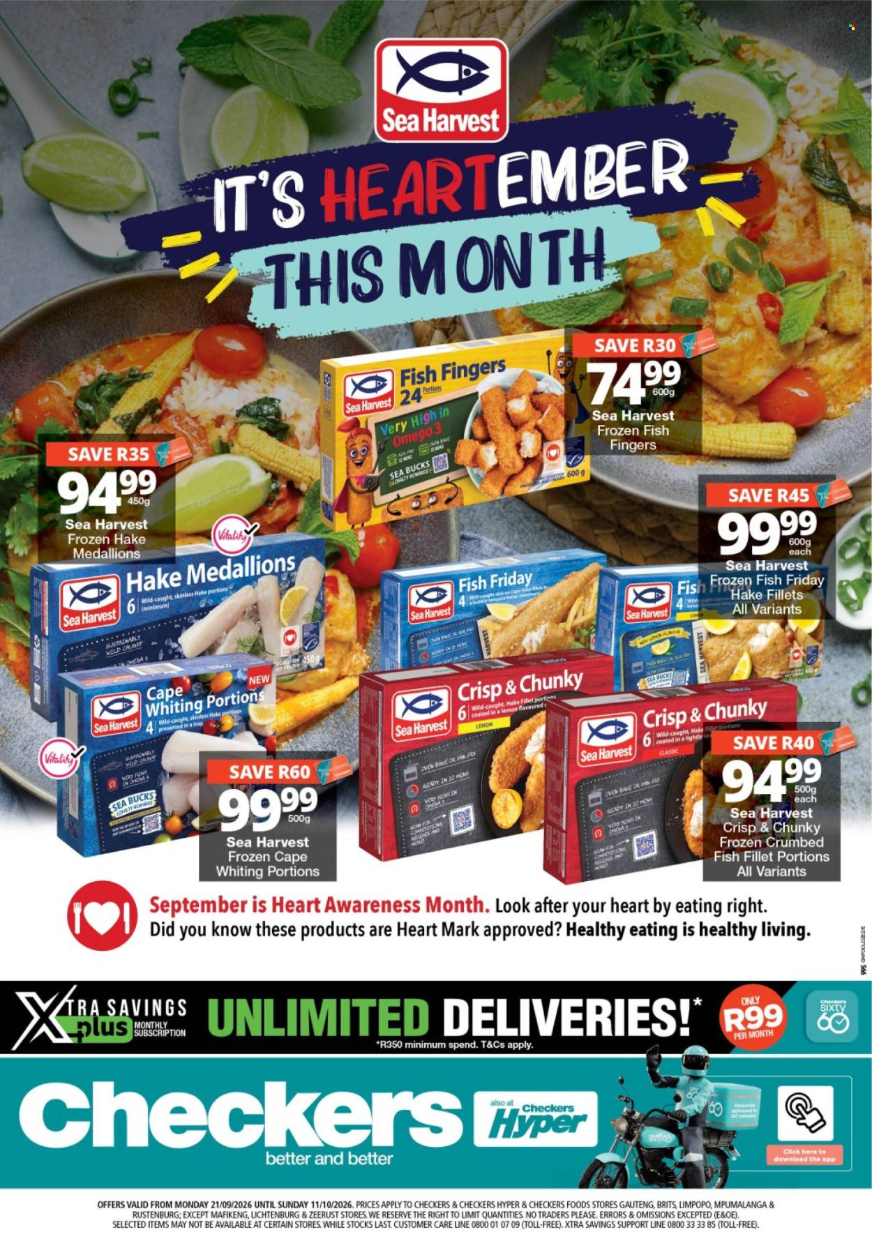 Checkers specials - 09.21.2026 - 10.11.2026. Page 1
