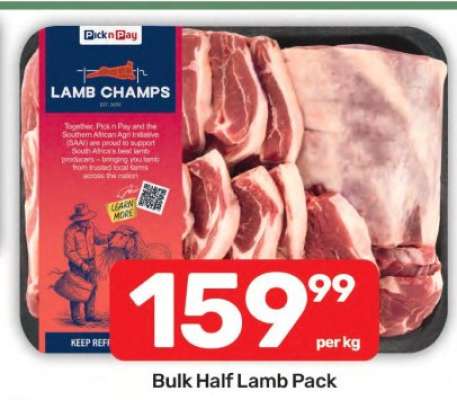 Bulk Half Lamb Pack