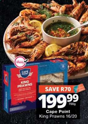 Cape Point King Prawns 16/20