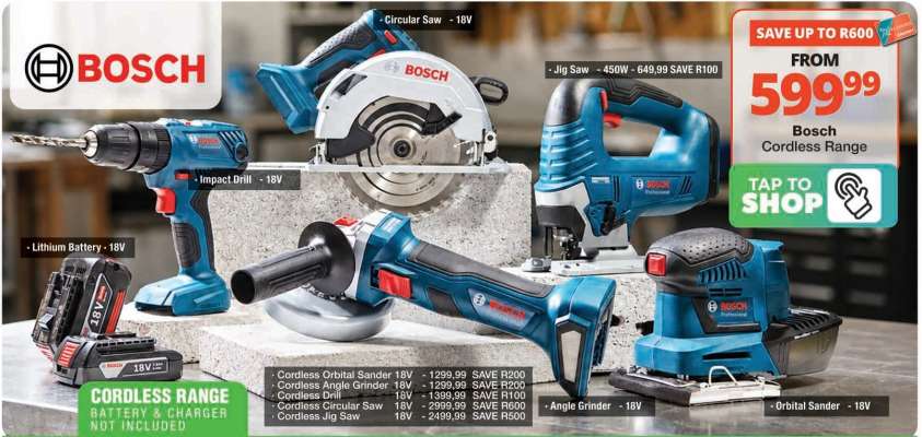 Bosch Cordless Range