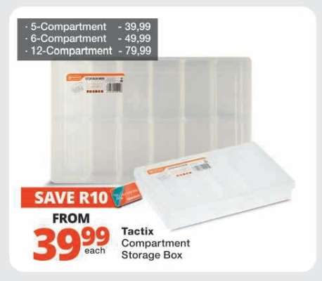 Tactix Compartment Storage Box
