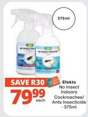 Efekto No Insect Indoors Cockroaches/Ants Insecticide