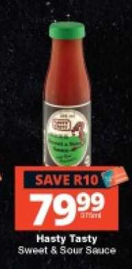 Hasty Tasty Sweet & Sour Sauce