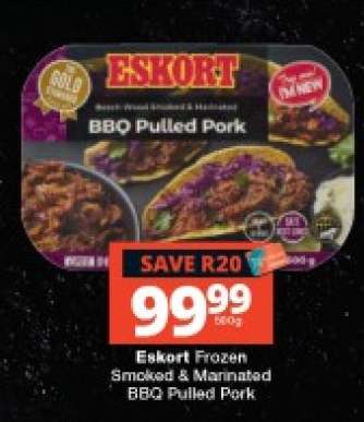 Eskort Frozen Smoked & Marinated BBQ Pulled Pork