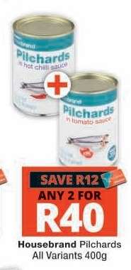 Housebrand Pilchards