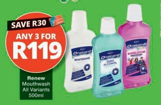 Renew Mouthwash All Variants 500ml