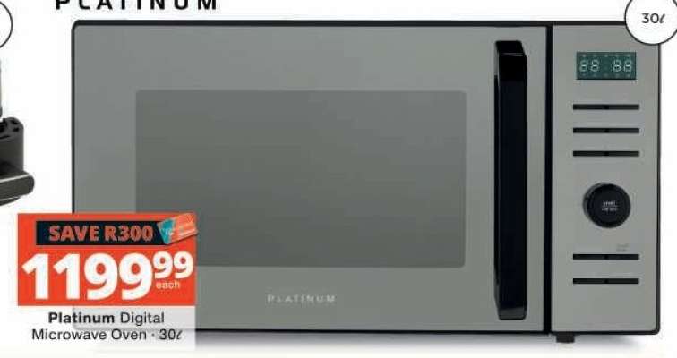 Platinum Digital Microwave Oven