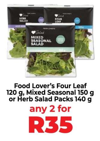 Food Lover’s Salad Packs