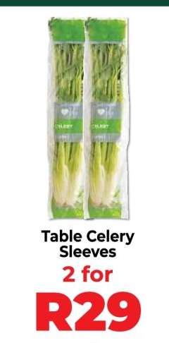 Table Celery Sleeves