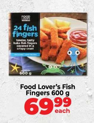 Food Lover’s Fish Fingers 600 g