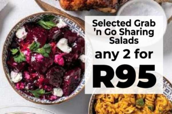 Selected Grab ’n Go Sharing Salads