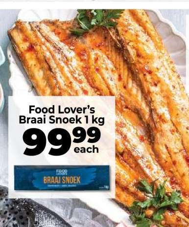 Food Lover’s Braai Snoek 1 kg