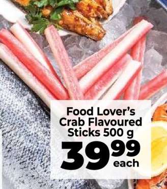 Food Lover’s Crab Flavoured Sticks 500 g