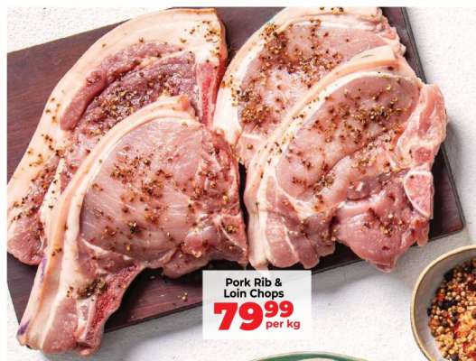 PORK RIB & LOIN CHOPS