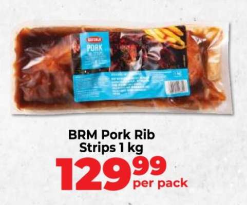 BRM Pork Rib Strips 1 kg