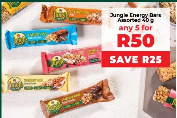 Jungle Energy Bars Assorted 40 g