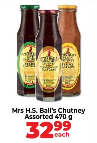 Mrs H.S. Ball’s Chutney Assorted 470 g