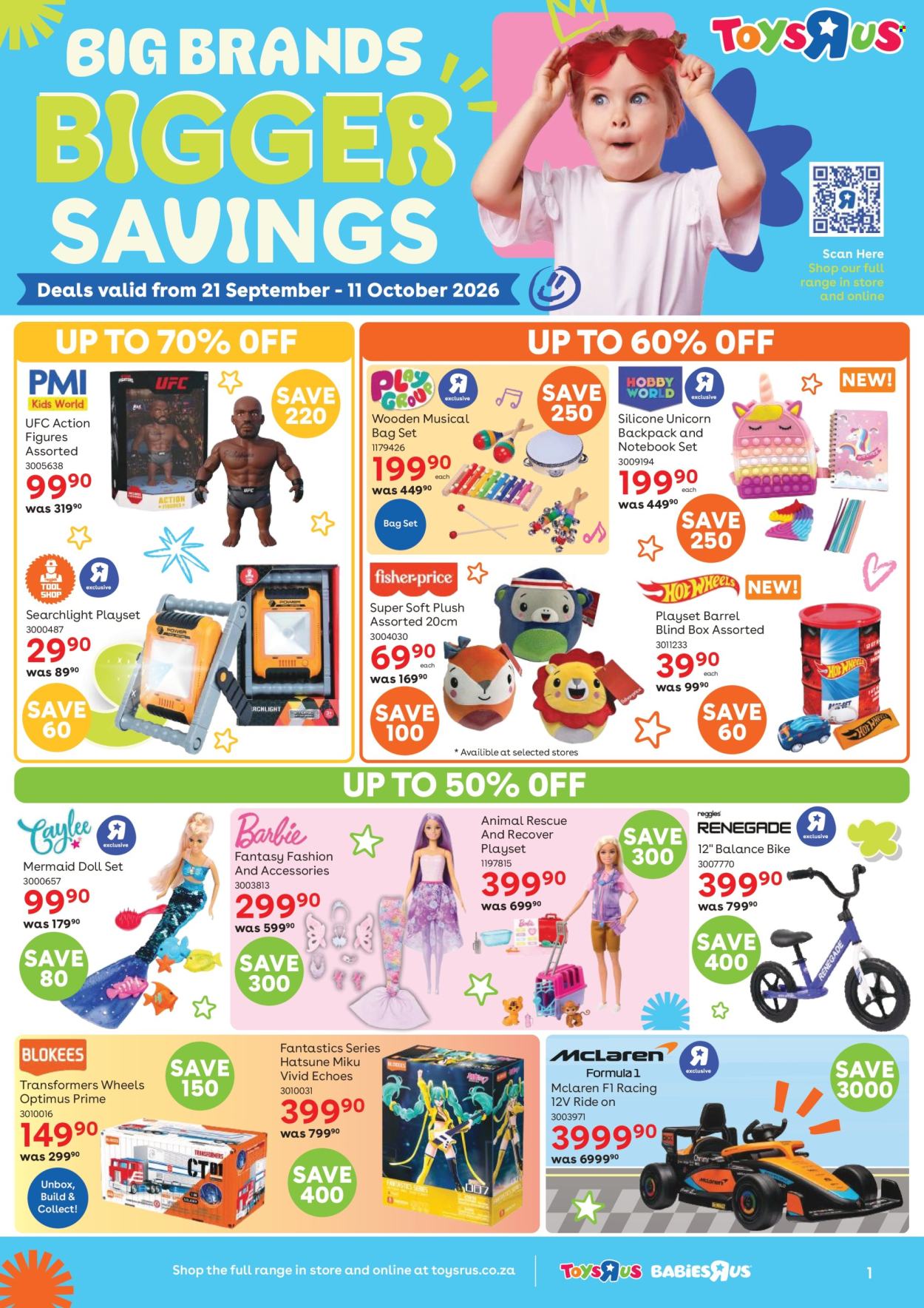 Toys R Us specials - 09.21.2026 - 10.11.2026. Page 1